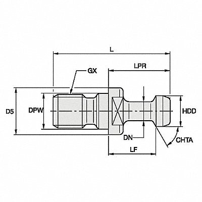 Retention Knob 14.95mm M16