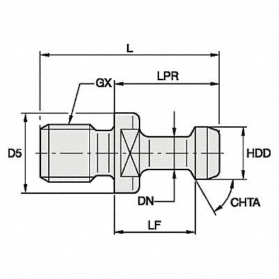 Retention Knob 14.94mm 5/8 -11