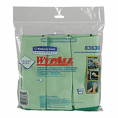 Cloth Microfiber Wypall Green PK6