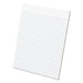 PAD,WIDE RULED,LTR,WHT