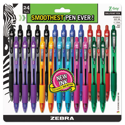 PEN,BP,RT,1.0MM,24/PK,AST