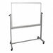 Mgnetic Whiteboard Dbl-Sided 1 Al Frame