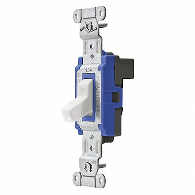 Wall Switch White 15 A Back 3-Way