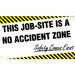 Safety Banner 28in x 48in Poly Sheeting