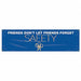 Safety Banner 28in x 96in Poly Sheeting