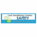 Safety Banner 28in x 96in Poly Sheeting