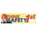 Safety Banner 28in x 96in Poly Sheeting