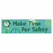 Safety Banner 28in x 96in Poly Sheeting