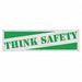 Safety Banner 28in x 96in Poly Sheeting