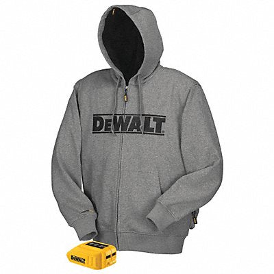 Heated Hoodie S Men s Gray