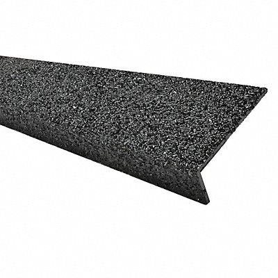 FRP Stair Nosing Black 60in W Fiberglass