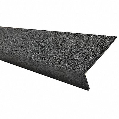 FRP Stair Nosing Black 24in W Fiberglass
