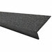 FRP Stair Nosing Black 24in W Fiberglass