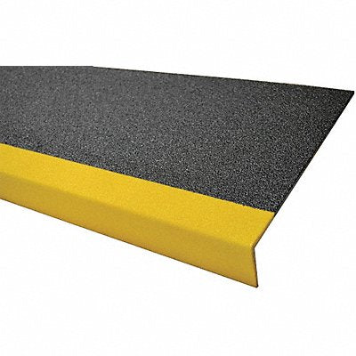 FRP Step Cover Ylw/Blk 24  Fbrglss