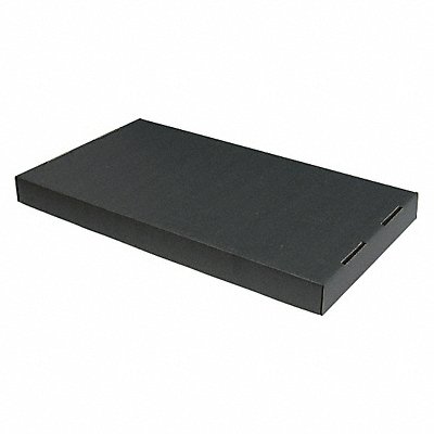 ESD Cndct Lid Black Cardboard 17 3/4 in