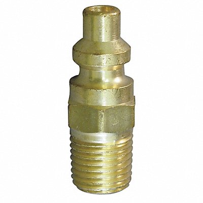 Coupler Plug UNF 1/4 Brass