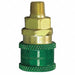 Coupler Body UNF 1/4 Brass