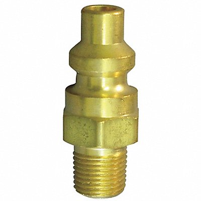 Coupler Plug (M)NPT 1/4 Brass