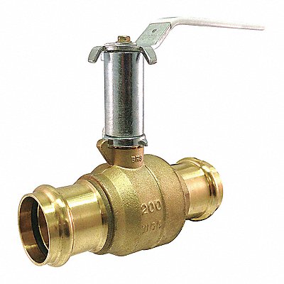 Ball Valve Brass 2-Piece 3/4in 200 psi