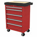 Rolling Tool Cabinet Red Light Duty