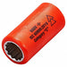 Socket Steel Insulated 1/2 in