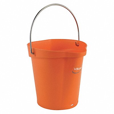 H8704 Hygienic Bucket 1 1/2 gal Orange