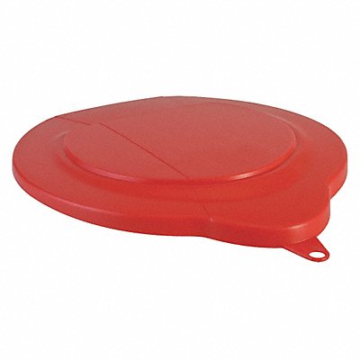 Pail Lid Red 9 3/4 in Diameter