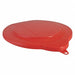 Pail Lid Red 9 3/4 in Diameter