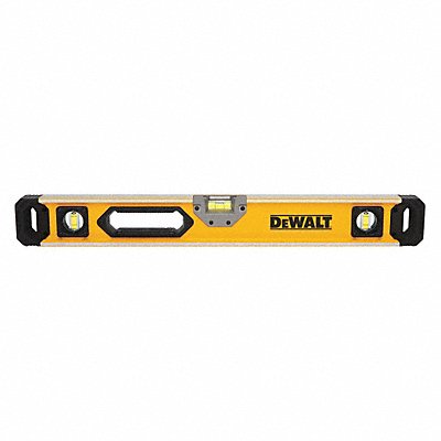 Box Beam Level Aluminum 24 in Yellow