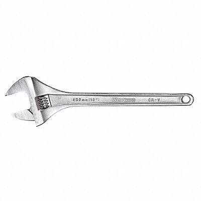 Adj. Wrench CV Steel Chrome 18 