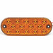 Stop/Turn/Tail Light Oval Amber 6-1/2 L