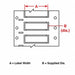 Wire Marking Sleeves 2in.Wx3/16in.H