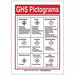 GHS Sign 14in. H x 10in. W Polyester
