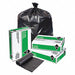 Recycled Trash Bags 33 gal Black PK100