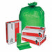 Biohazard Bags 33 gal Green PK100