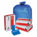 Biohazard Bags 45 gal Blue PK100