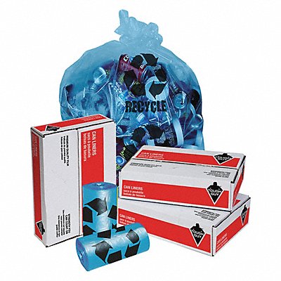 Trash Bag 38 gal Blue PK100