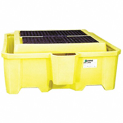 IBC Containment Unit with Drain Yellow