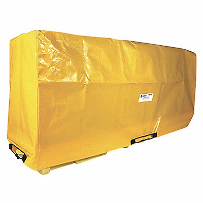 Tarp Cover 100inLx31inWx43inH PVC Yellow