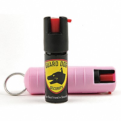 Pepper Spray Key Ring Pink Hard Case