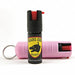 Pepper Spray Key Ring Pink Hard Case