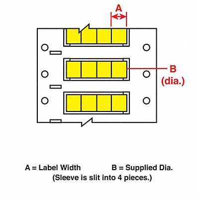 Wire Marking Sleeves 12.7 in W 50 ft L