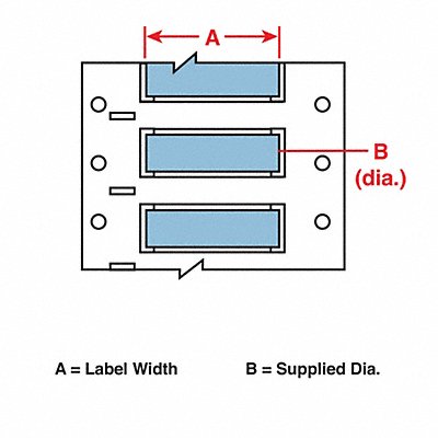 Wire Marking Sleeves 2 in W 0.235 in L