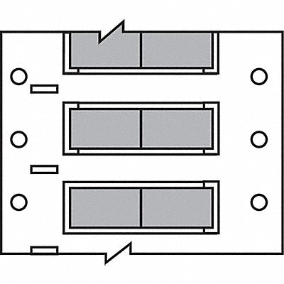 Wire Marking Sleeves 1 in W 0.645 in L