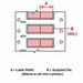 Wire Marking Sleeves 1 in W 0.645 in L