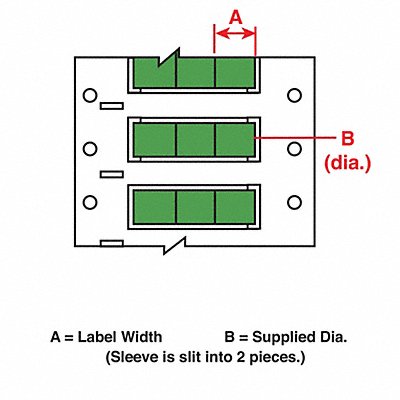 Wire Marking Sleeves 0.667In W 0.335In L