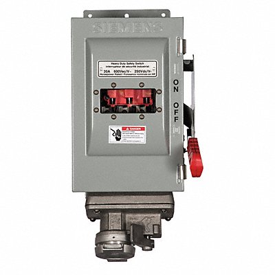 Safety Switch 600VAC 3PST 30 Amps AC