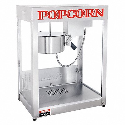 Popcorn Maker 8/12/16 oz 120V Silver