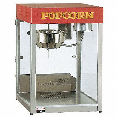 Popcorn Maker 12 oz 120V Silver/Red