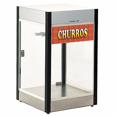 Churros Heated Display Case 1 Shelf